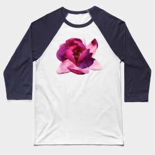 Magnolias - Pink Magnolia Closeup Baseball T-Shirt